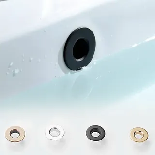 Couvercle de trop-plein d'évier de robinet de lavabo de salle de bains