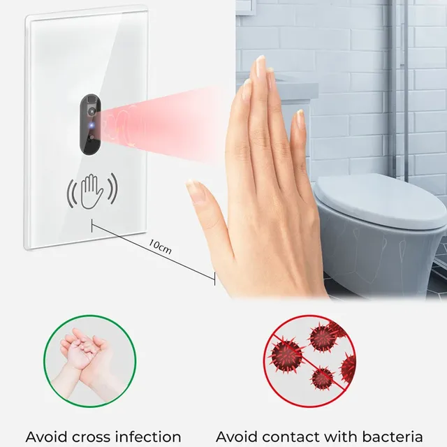 Panneau d'écran en verre sans contact – vue 2