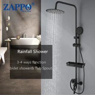 ZAPbag256-Pommeau de douche mural à effet pluie