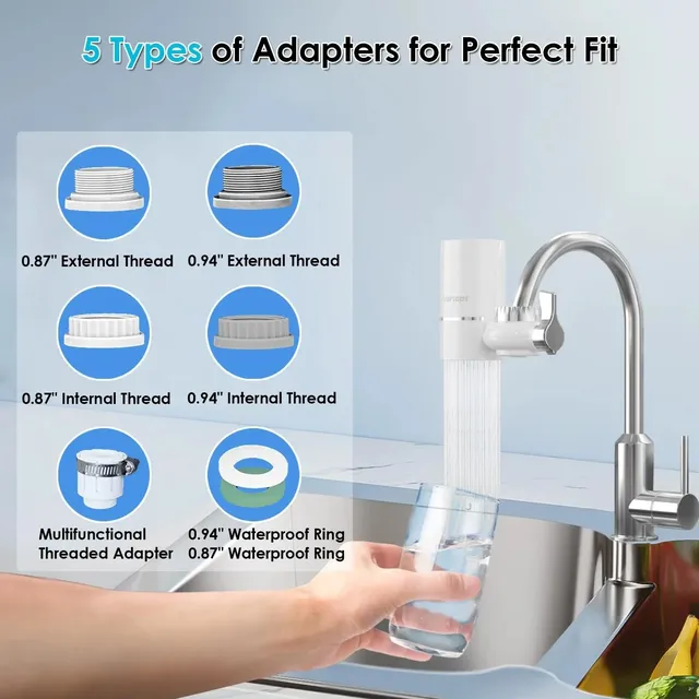 Filtre à eau pour robinet Vortopt certifié NSF… – vue 5