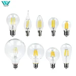Ampoule LED rétro Edison E14 inda AC 220V 2W 4W 6W 8W, lampe en verre vintage C35 G45 A60 ST64 G80 G95 G125, décoration d&rsquo;intérieur