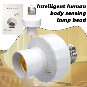 Support d’ampoule avec capteur de mouvement intelligent, adaptateur de capteur d’induction PIR E27, Base de lampe, douille E27, adaptateur d’ampoules intelligentes Support d’ampoule avec capteur de mouvement intelligent, adaptateur de capteur d’induction PIR E27, Base de lampe, douille E27, adaptateur d’ampoules intelligentes