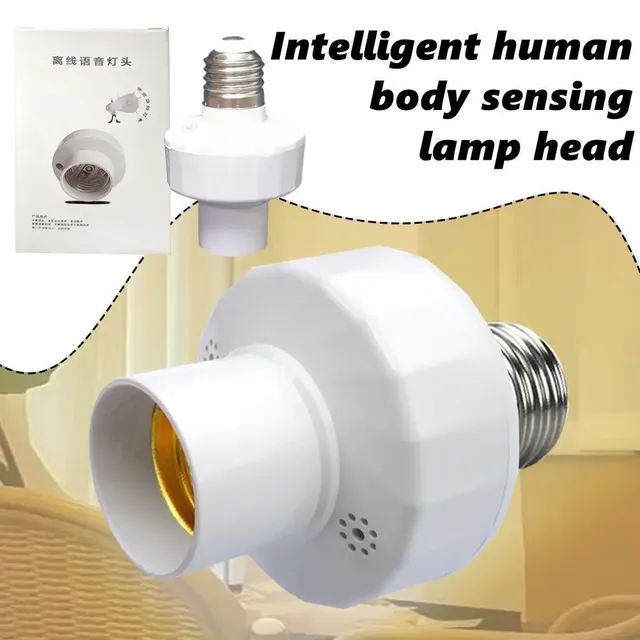 Support d'ampoule avec capteur de mouvement intelligent