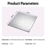 Stenoc pomme de douche fixe 12 pouces lumière LED grande… – vue 6