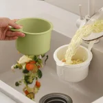 Panier de vidange pour évier de cuisine, collecteur de nourriture, support de récupération de nourriture, accessoires de cuisine pour déchets de pâtes et légumes
