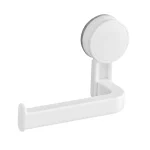 Porte-papier hygiénique à aspiration polyvalente, support de papier toilette à coller, porte-papier hygiénique avec conception épaisse