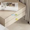 Bouton armoire rond métal tête champignon aluminium… – vue 5