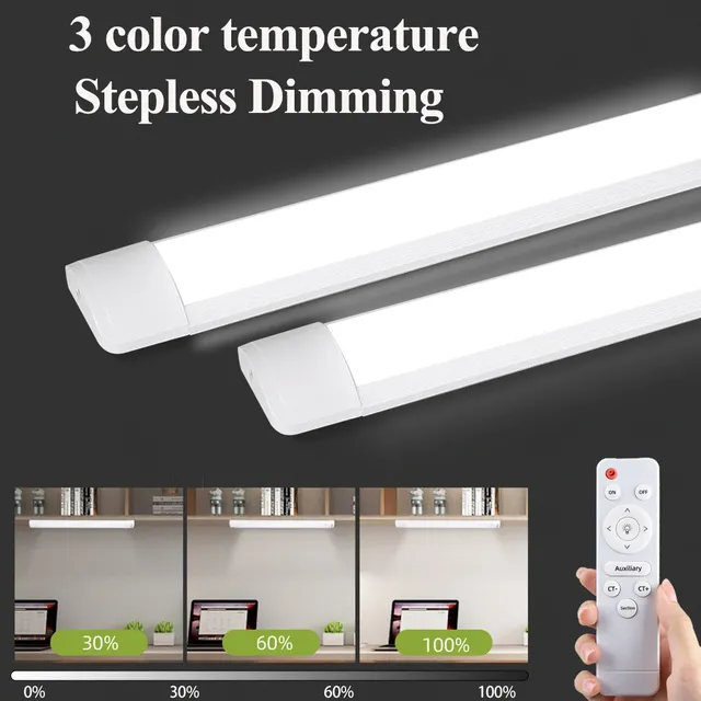 Capteur de mouvement LED armoire lampe sans fil Dimmable… – vue 6
