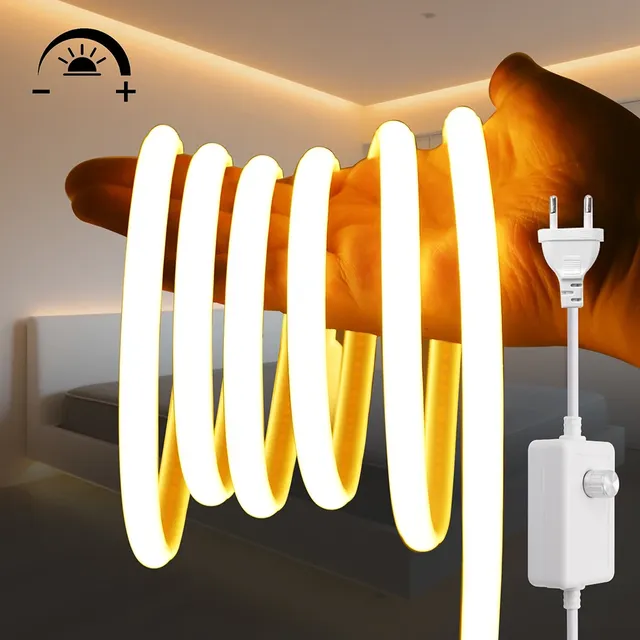 220V variateur COB LED bande néon EU Kit d'alimentation… – vue 2