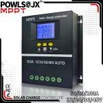 POWLSOJX MPPT 100A 80A 60A contrôleur de Charge solaire 12V 24V 36V 48V panneau solaire plomb acide/Lithium régulateur de batterie double USB