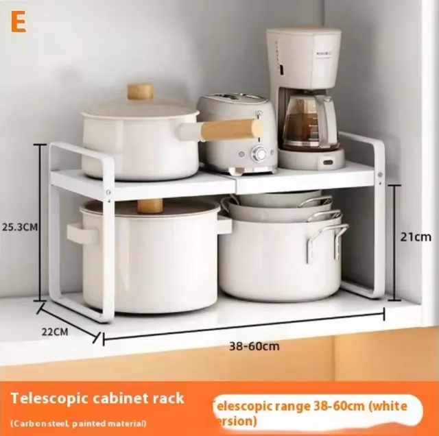 Etagère rangement cuisine support microondes rétractable… – vue 5