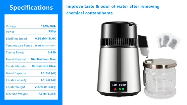 Distillateur eau domestique inox brossé compact panneau… – vue 6
