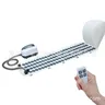 Tapis bain spa massant antidérapant ovale allongé blanc… – vue 3