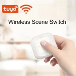 -FDDT Tuya Wifi scène intelligente commutateur sans fil bouton poussoir contrôleur scénario d&rsquo;automatisation 2 gangs Gadgets pour maison intelligente contrôle intelligent