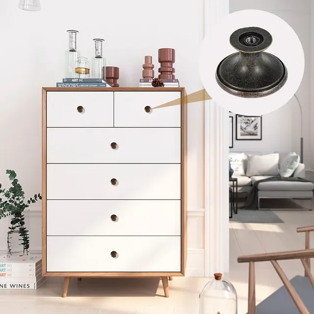 24/12 pièces boutons d'armoire de cuisine en Bronze… – vue 5