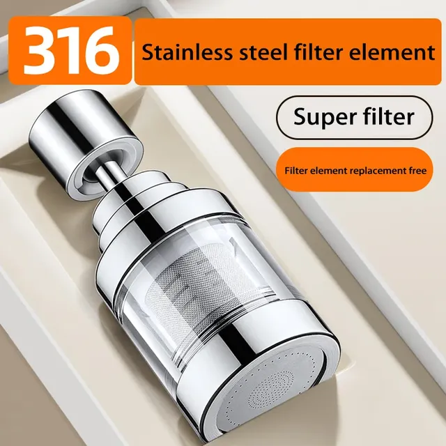 Purificateur de robinet de cuisine 360 ° Extension de…