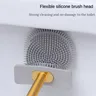 Brosse de toilette murale de luxe en Silicone – vue 5