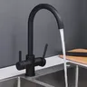 Robinet de cuisine à double poignée – vue 3
