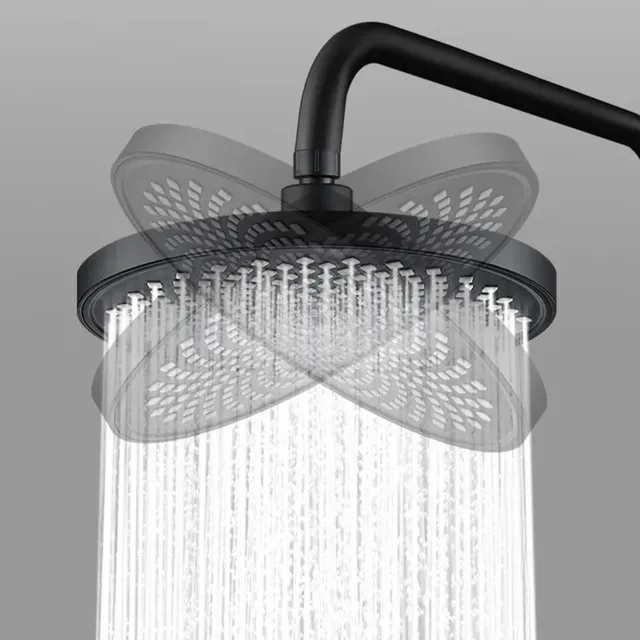 9/10 pouces 360 ° Pommeau de douche de pluie pivotant – vue 4