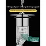 Bonde lavabo universelle antibouchage inox chromé tamis… – vue 5