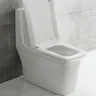Siège de toilette carré à fermeture douce – vue 4