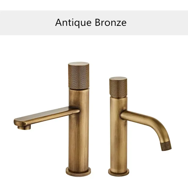 Robinets de lavabo Robinet de salle de bains en bronze… – vue 7