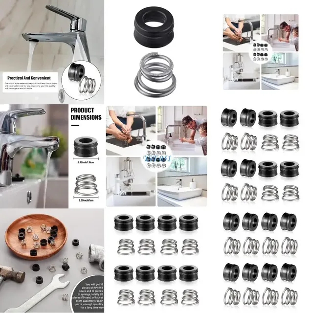 Kit réparation robinet RP4993 huit pièces ressorts…