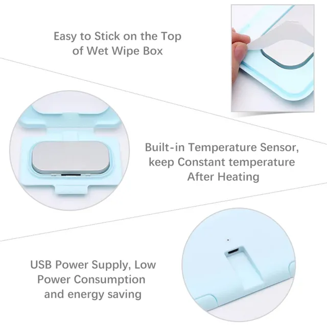 Chauffe lingettes portable bébé compact léger durable… – vue 3