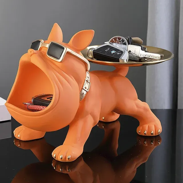 Statue de chien en résine – vue 3