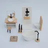1/12 maison de poupée Simulation lavabo baignoire… – vue 5