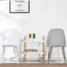 Chariot desserte roulante deux niveaux scandinave… – vue 4