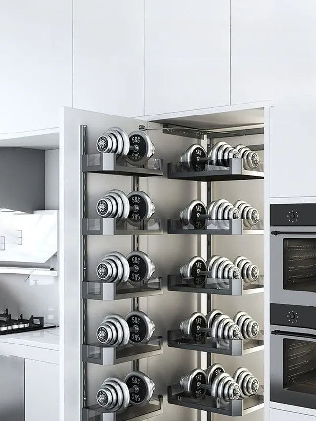 Armoire de cuisine haute à 6 niveaux – vue 6