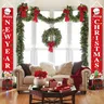 Bannière Noël lot deux panneaux verticaux tissu… – vue 3