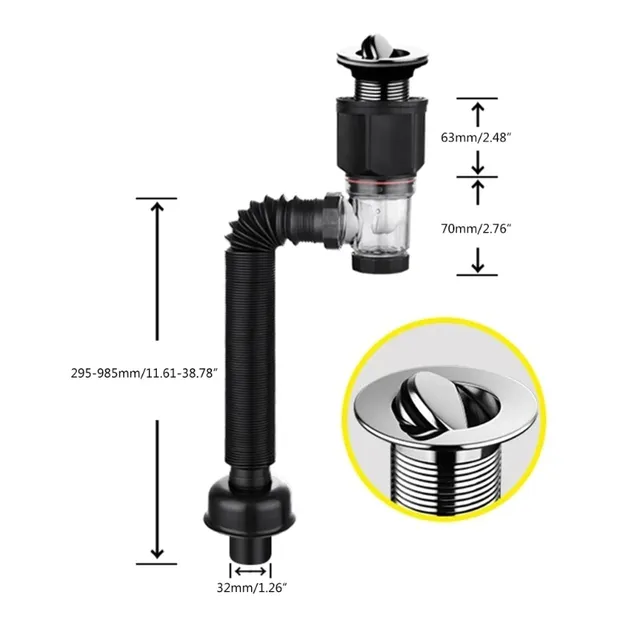 Égouttoir lavabo polyvalent filtre pratique installation… – vue 6
