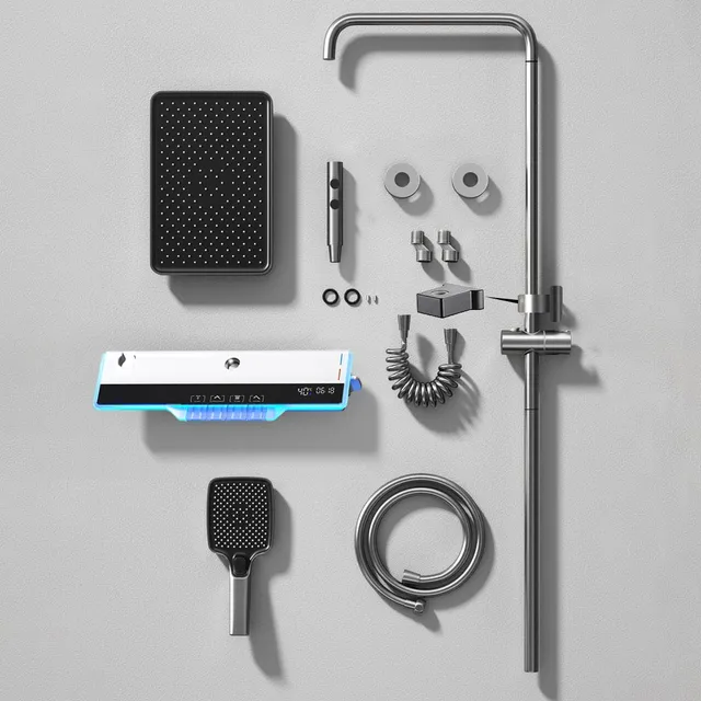Ensemble complet de douche HOShower à lumière ambiante – vue 5