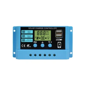 Contrôleur de panneau solaire, régulateur de Charge de batterie, 2USB 12V/24V 10A/20A/30A LCD PWM, système de contrôle de lampadaire photovoltaïque Contrôleur de panneau solaire, régulateur de Charge de batterie, 2USB 12V/24V 10A/20A/30A LCD PWM, système de contrôle de lampadaire photovoltaïque