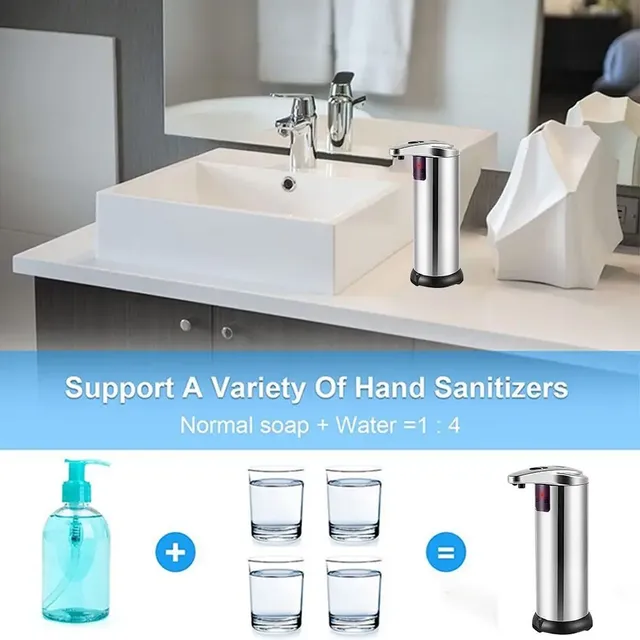 Distributeur savon automatique sans contact acier… – vue 2