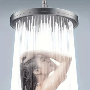 Pommeau de douche à effet de pluie, 6 Modes, salle de bains, haute pression, pomme de douche supérieure, accessoires de robinet de douche avec filtre Pommeau de douche à effet de pluie, 6 Modes, salle de bains, haute pression, pomme de douche supérieure, accessoires de robinet de douche avec filtre