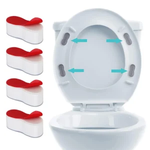 Pare-chocs de siège de toilette avec planche de bain, pare-chocs de siège de bidet, fonction arina pour les rêves d’attachement de bidet, gardez votre siège de toilette, 4 pièces Pare-chocs de siège de toilette avec planche de bain, pare-chocs de siège de bidet, fonction arina pour les rêves d’attachement de bidet, gardez votre siège de toilette, 4 pièces