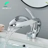 Robinet de lavabo de salle de bains créatif cascade… – vue 1