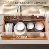 Grand évier de cuisine multifonctionnel à double piste – vue 5