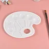 Palette plastique ovale portable artiste 10 puits blanc… – vue 6