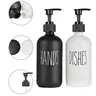 Distributeur de savon blanc/noir de 500ml – vue 3
