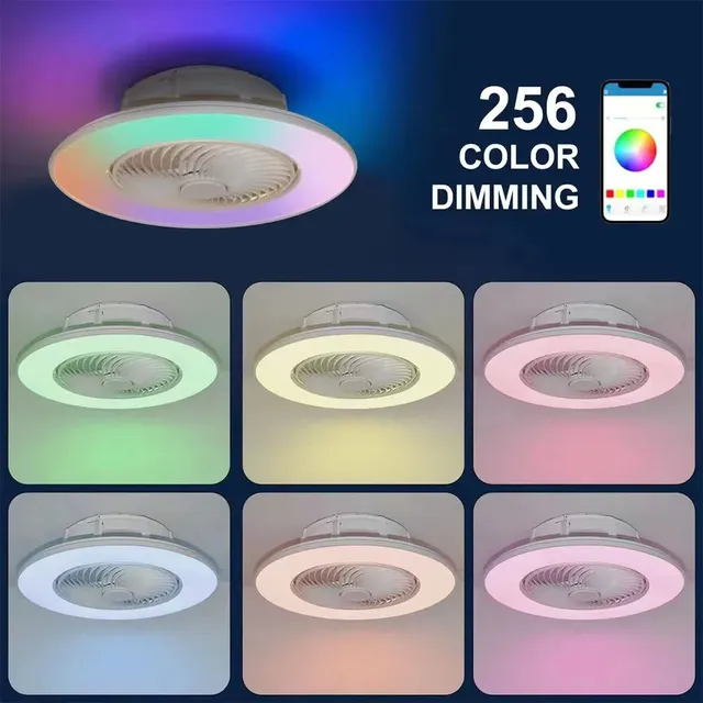 3in1 Tuya Smart Led ventilateur électrique plafonnier… – vue 6