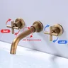 In-Wall Basin Faucet Set 3 hole Gold/Black Gold Brass… – vue 3