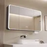 Armoire à miroir de salle de bain intelligente en forme… – vue 2