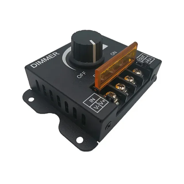 Variateur rotatif LED 12V 24V 30A monophasé compact noir… – vue 2