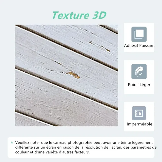 Panneaux muraux décoratifs 3D Peel and Stick – vue 4