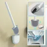 Brosse de toilette anti-fuite d'eau avec base en Silicone – vue 1