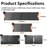 Panneau solaire pliable Portable 200W – vue 2